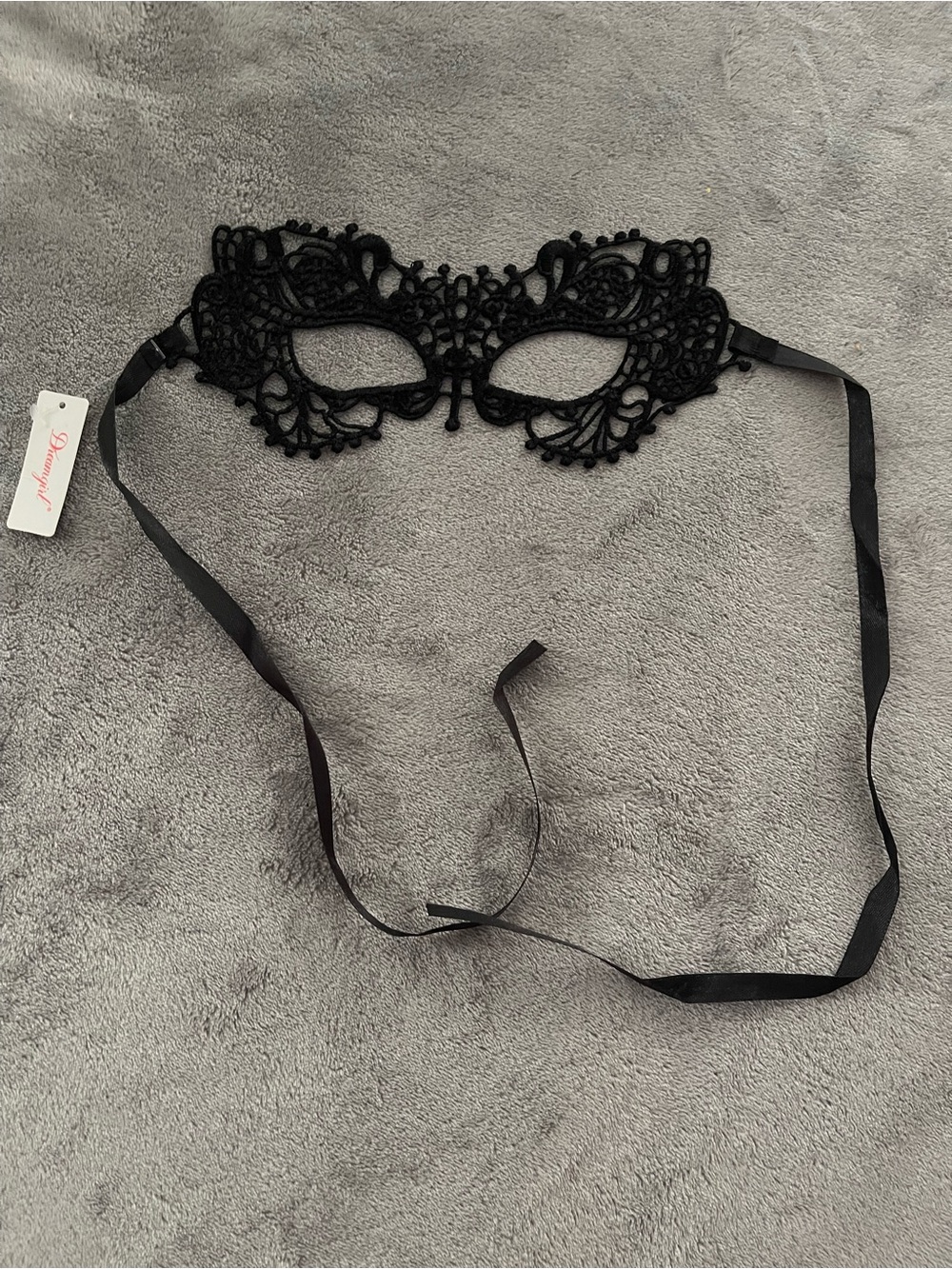 Halloween Dreamgirl Black Lace Masquerade Eye Mask
